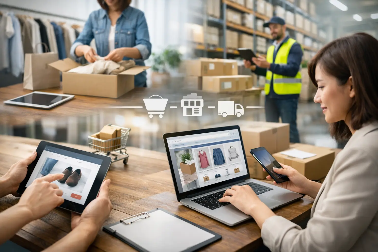 Operação omnichannel para varejo digital